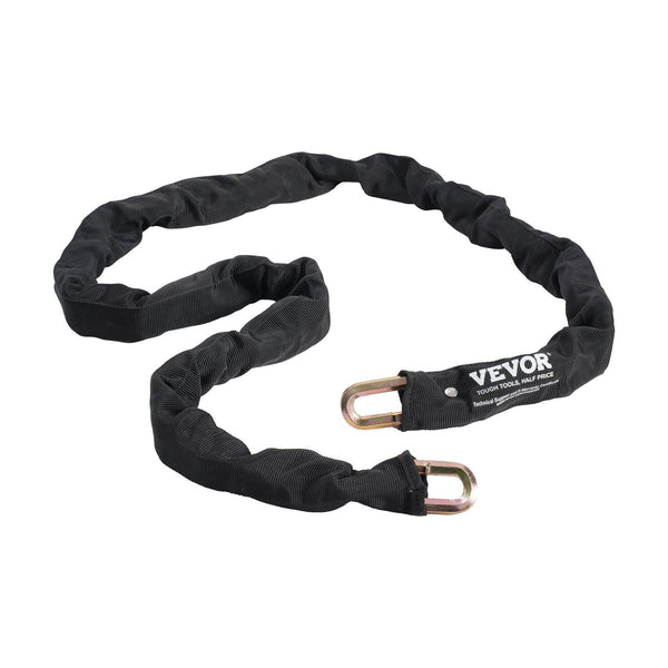 Bike Chain Lock 5.91 Ft Security Bicycle Heavy Duty Metal Steel Anti Theft High Locks Perfect For Motorcycle Scooter Door Fence Gate 9.5Mm Black Locks