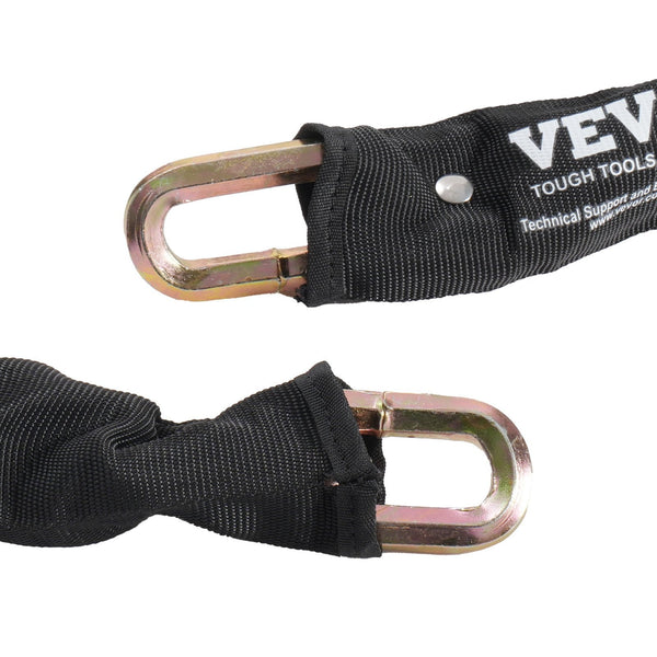 Bike Chain Lock 5.91 Ft Security Bicycle Heavy Duty Metal Steel Anti Theft High Locks Perfect For Motorcycle Scooter Door Fence Gate 9.5Mm Black Locks