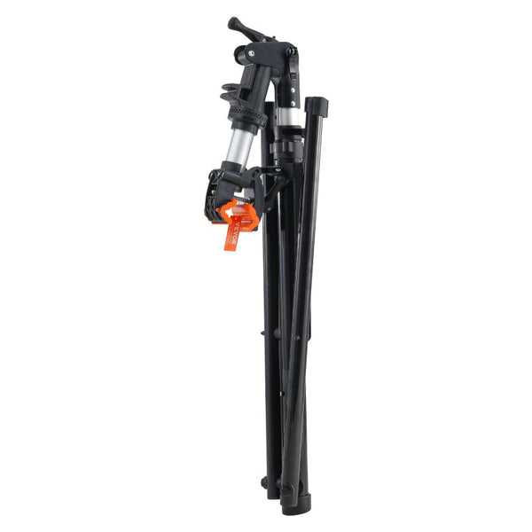 Bike Repair Stand 66 Lbs Heavy Duty Aluminum Bicycle Adjustable Height Maintenance Workstand With Magnetic Tool Tray Telescopic Arm Foldable For Home