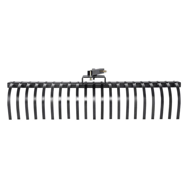 Tow Behind Landscape Rake 1.5M Dethatcher With 21 Steel Coil Tines Lawn Attaches 1.2M Or 15M Toolbars And 3 Point Suspension Systems For Leaves Pine N