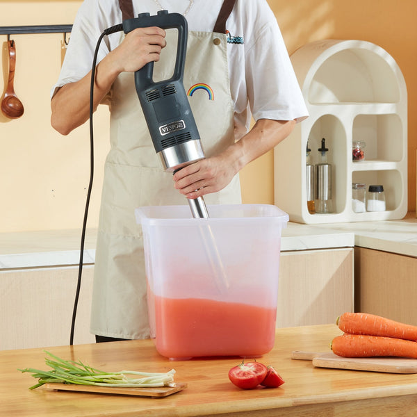 Commercial Immersion Blender Heavy Duty Hand Mixer 750W Variable Speed Countertop Blenders