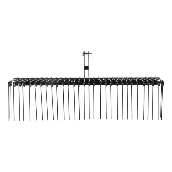 Tow Behind Landscape Rake 1.8M Dethatcher With 32 Steel Tines Lawn Attaches Category Point Hitch For Tractor Leaves Pine Needles Straw And Grass Garde