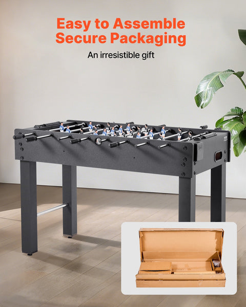 Table 121 Cm Size Indoor Full Tables For Home Family And Game Room Durable Soccer Set Includes Balls Score Keeper Cup Holders Foosball