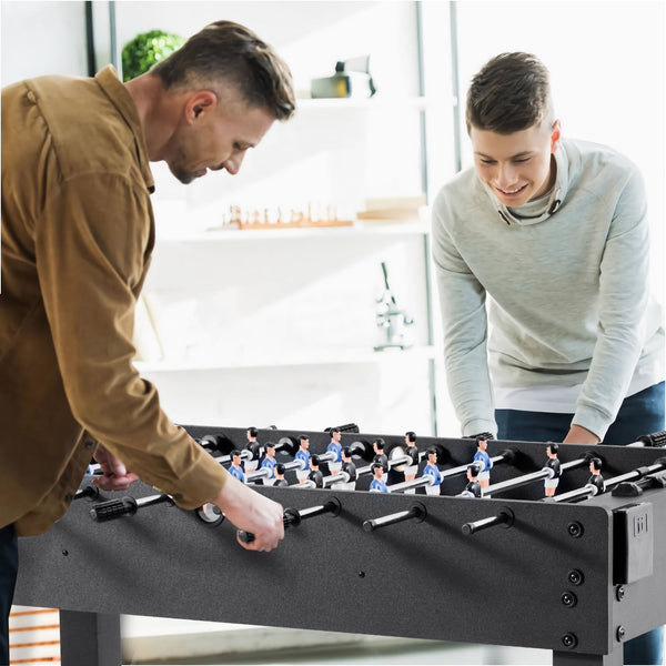Table 121 Cm Size Indoor Full Tables For Home Family And Game Room Durable Soccer Set Includes Balls Score Keeper Cup Holders Foosball