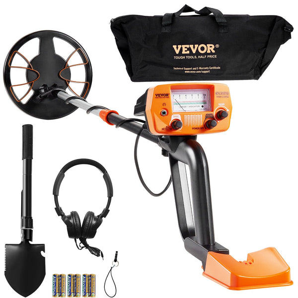 Metal Detector For Adults & Kids 8" Professional Adjustable Higher Accuracy Gold Ip68 Waterproof Coil With Lcd Display Advanced Dsp Chip Detecting Coi