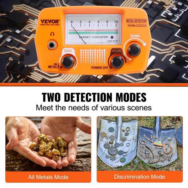 Metal Detector For Adults & Kids 8" Professional Adjustable Higher Accuracy Gold Ip68 Waterproof Coil With Lcd Display Advanced Dsp Chip Detecting Coi