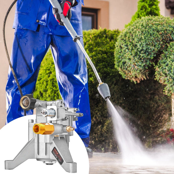 Vevor Pressure Washer Pump 22 Mm Shaft Vertical 3400 Psi 2.5 Gpm Replacement Power Pumps Kit Parts Compatible With Honda Simpson Ryobi Briggs & Stratt