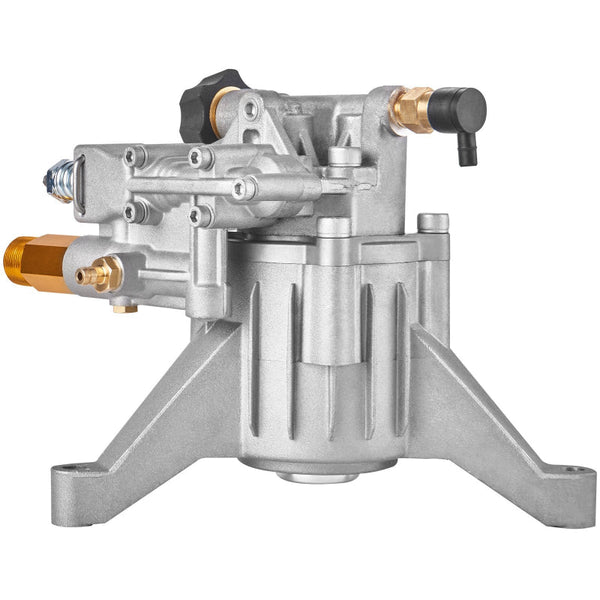 Vevor Pressure Washer Pump 22 Mm Shaft Vertical 3400 Psi 2.5 Gpm Replacement Power Pumps Kit Parts Compatible With Honda Simpson Ryobi Briggs & Stratt