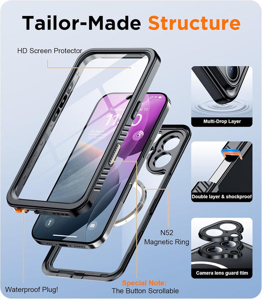 Iphone 16 Plus Waterproof Case Cases Covers & Skins