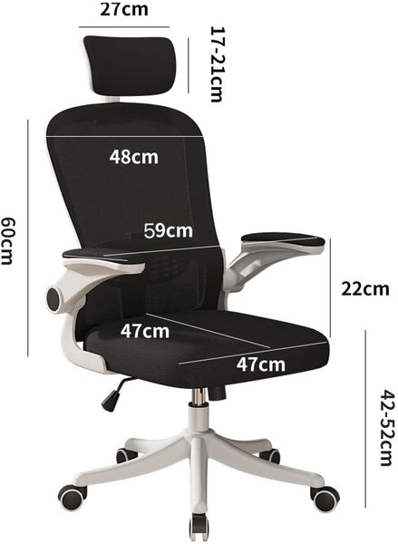 Office Chair Swivel Ergonomic With Back Support Black Office Chairs