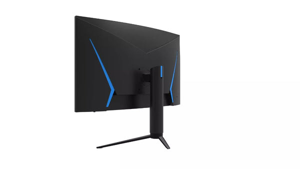Qmax 27" Gaming Monitor Curved Qhd 165Hz 2560*1440P 1Ms With Build In Speakers Height Adjustable Monitors