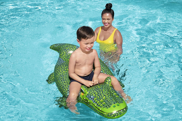 Bestway 1.52M X 71Cm Buddy Crocodile Ride On Pool Toys & Games