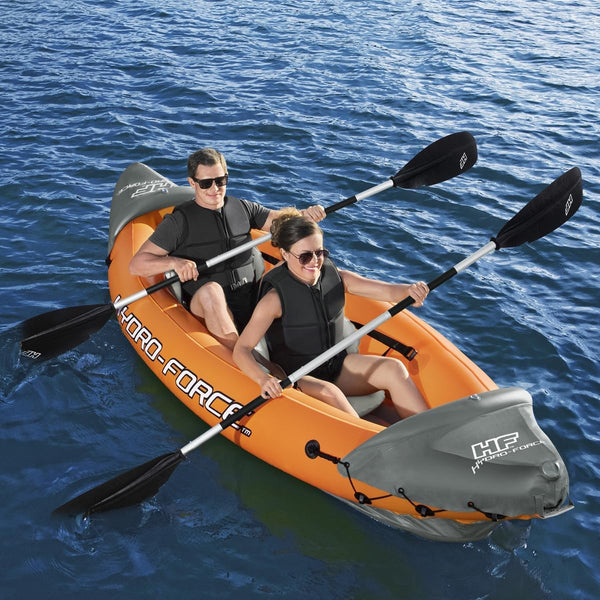 Bestway Rapid X2 3.21M Inflatable Person Kayak With Pump Paddles & Fins Set Inflatables