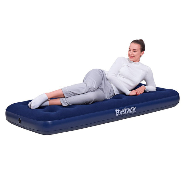 Bestway 1.85M X 76Cm 22Cm Air Mattress Jr.Twin Indoor/Outdoor Heavy Duty Durable Camping Inflatable Mattresses & Airbeds