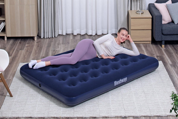 Bestway Full Size Inflatable Air Mattress 191X137x22cm Heavy Duty Indoor/Outdoor Inflatable Mattresses & Airbeds