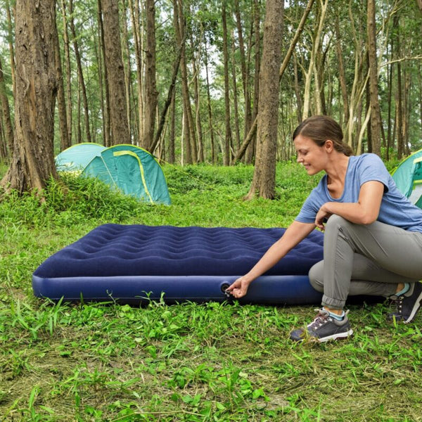 Bestway King Air Mattress 2.03M X 1.83M 22Cm Durable Inflatable Bed For Camping/Home Inflatable Mattresses & Airbeds