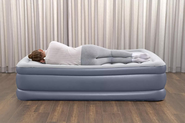 Bestway 2.03M X 1.52M 51Cm Tritech Air Inflatable Mattress Queen Built Ac Pump Inflatable Mattresses & Airbeds