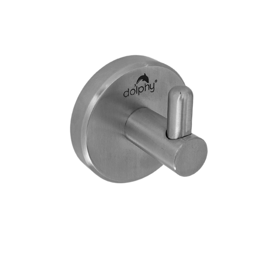 Single Robe Hook Concealed Fix Brushed Finish Hooks & Hangers