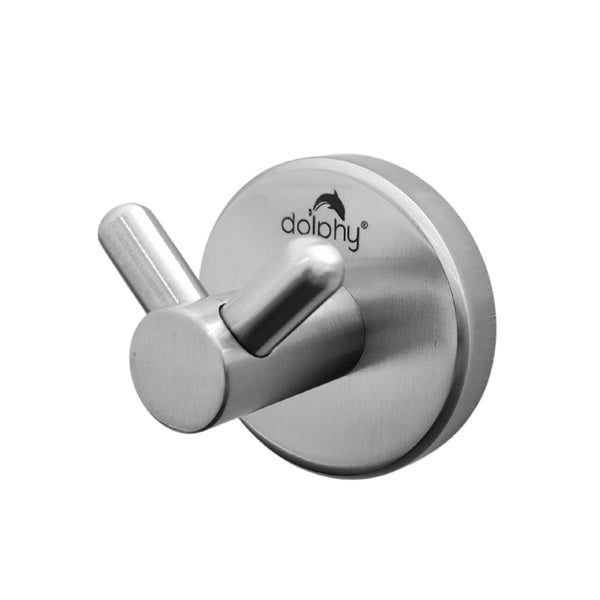 Double Robe Hook Concealed Fix Brushed Finish Hooks & Hangers