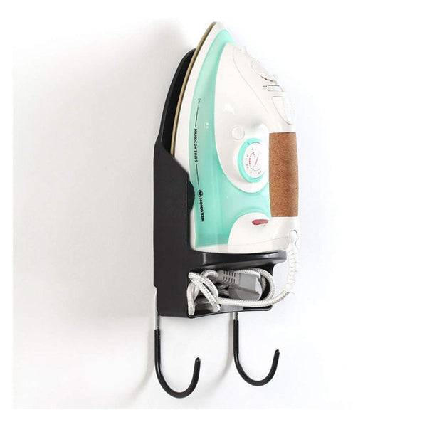 Wall Mounted Iron And Board Holder Black Ironing Board Covers & Accessories
