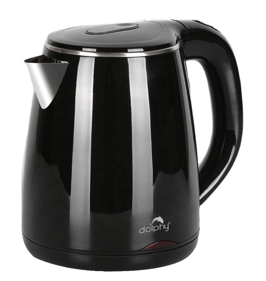 1.2L Black 1800W Electric Kettle For Hot Water Kettles