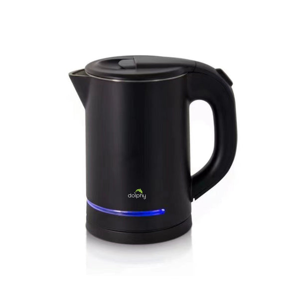 0.8L Electric Kettle Matt Black With Light Design Kettles