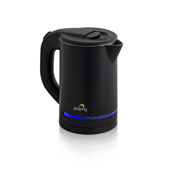 0.8L Electric Kettle Matt Black With Light Design Kettles