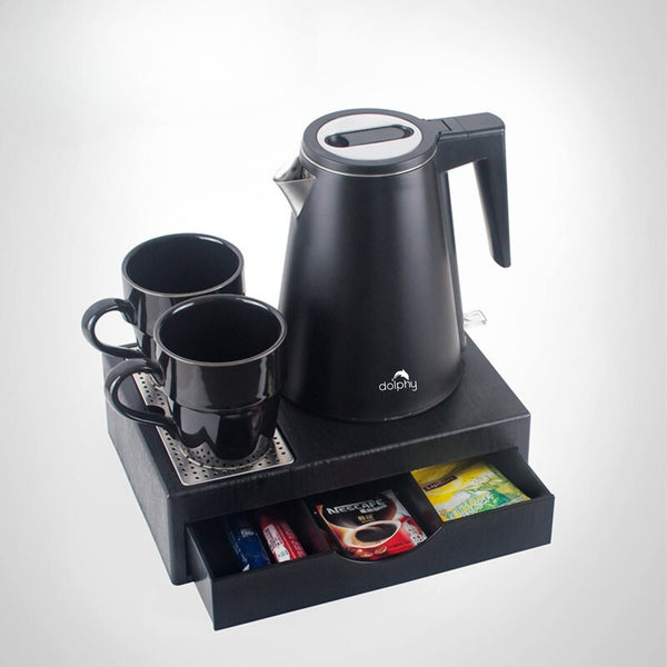0.8L Stainless Steel Kettle Black
(Double Layer) Kettles