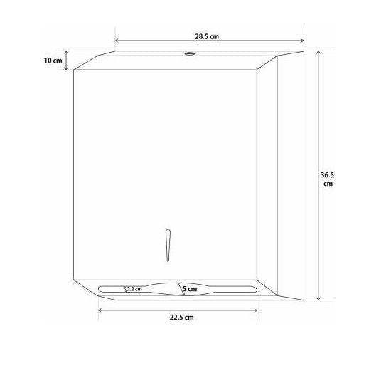 Stainless Steel Slimline Paper Towel Dispenser Paper Towel Holders