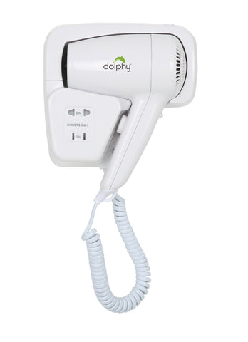 Wall Mount Hair Dryer 1200W White Hair Dryers