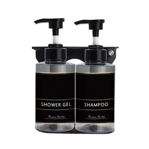 Liquid Soap Dispenser 300Ml Transparent Black Soap Dishes & Dispensers