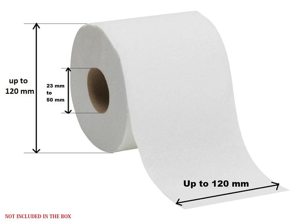 Stainless Steel Twin Toilet Roll Holder With Shelf Toilet Paper Holders & Storage