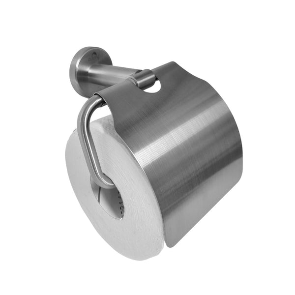 Stainless Steel Toilet Roll Holder With Cover Toilet Paper Holders & Storage