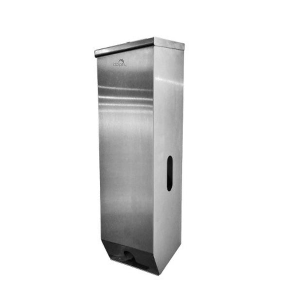 Triple Toilet Roll Dispenser Silver Toilet Paper Holders & Storage