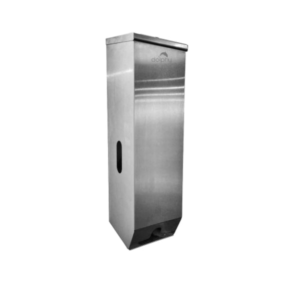 Triple Toilet Roll Dispenser Silver Toilet Paper Holders & Storage