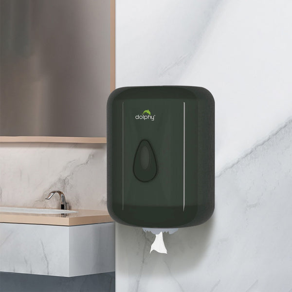 Center Pull Paper Dispenser Black Toilet Paper Holders & Storage