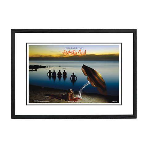 Australian Crawl Boys Light Up In Store Poster 1980 Framed A1 Home Garden Posters & Prints