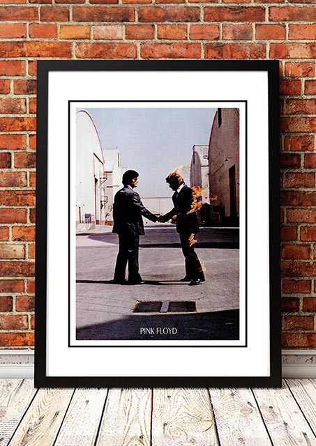 Smart Artists Memorabilia Pink Floyd 'Wish You Were Here' In Store Poster 1975 Framed Posters & Prints