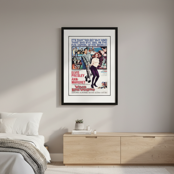 Elvis 'Viva Las Vegas' Framed Movie Poster! A4 Posters & Prints
