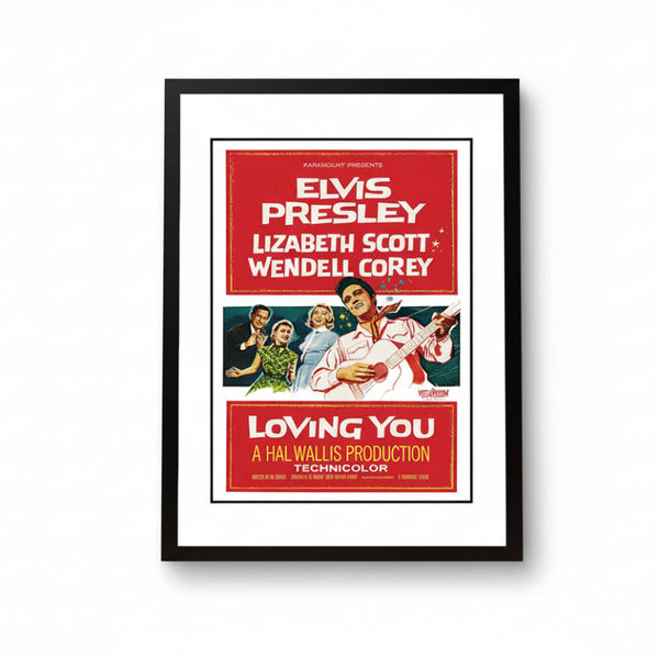 Elvis 'Viva Las Vegas' Framed Movie Poster! A4 Posters & Prints