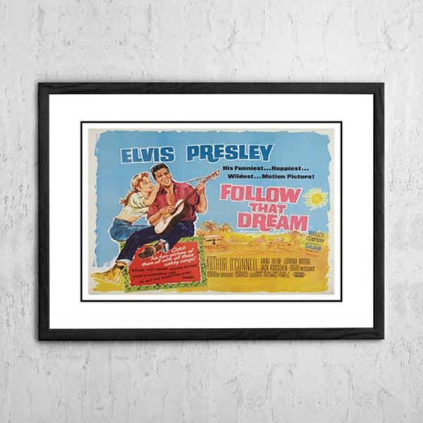 Elvis 'Viva Las Vegas' Framed Movie Poster! A4 Posters & Prints