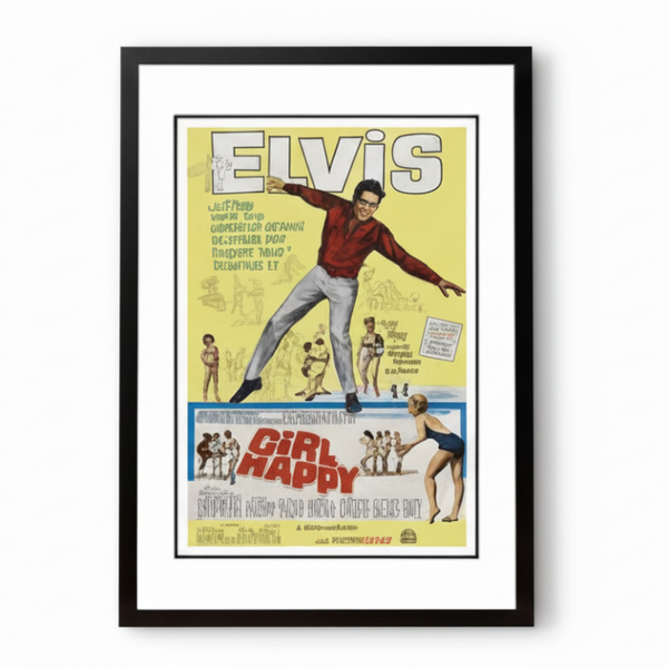 Elvis 'Viva Las Vegas' Framed Movie Poster! A4 Posters & Prints
