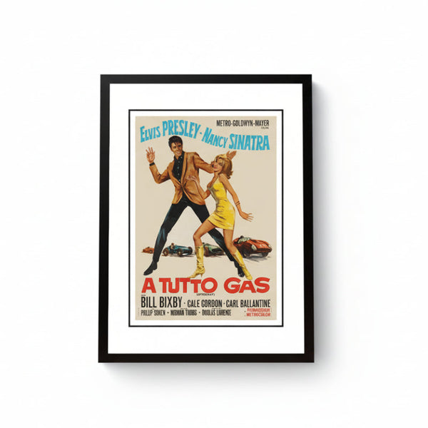 Elvis 'Viva Las Vegas' Framed Movie Poster! A4 Posters & Prints