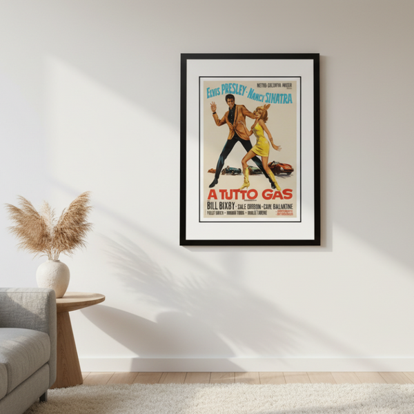 Elvis 'Viva Las Vegas' Framed Movie Poster! A4 Posters & Prints