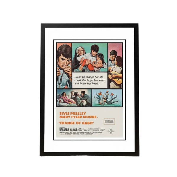 Elvis 'Viva Las Vegas' Framed Movie Poster! A4 Posters & Prints