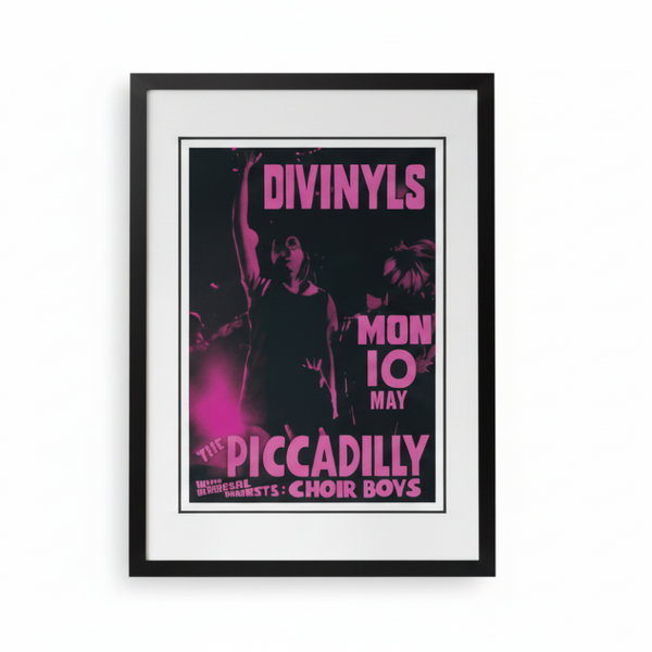Divinyls The Piccadilly Sydney Australia Concert Poster 1983 Framed A4 Posters & Prints