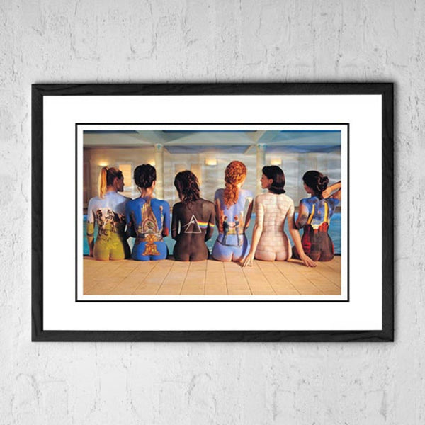 Pink Floyd Painted Ladies Pop Art Print 1997 Framed A4 Posters & Prints