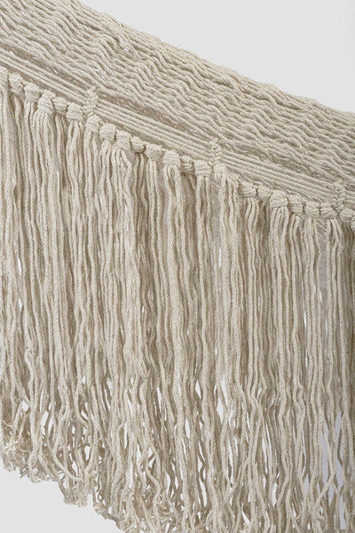 Ivory Cascade Handwoven Rope Mexican Hammock King Size Hammocks