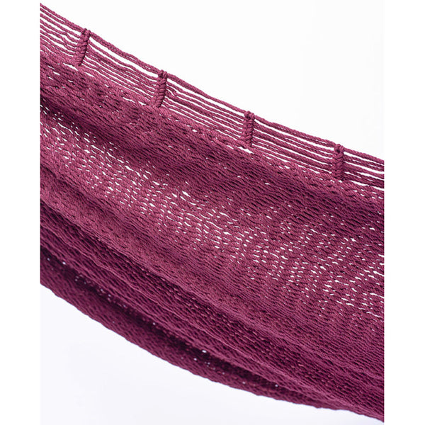 Mayan Legacy Outdoor Undercover Cotton Hammock King Size Mexican Pink Hammocks