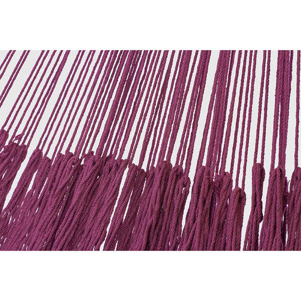 Mayan Legacy Outdoor Undercover Cotton Hammock King Size Mexican Pink Hammocks